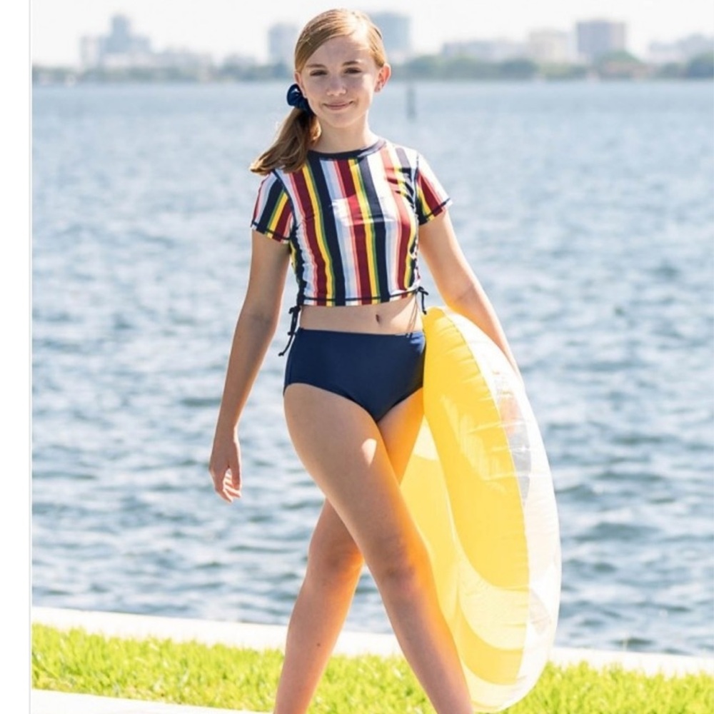 Ruffle Butts Three Swimsuit Sets Bundle- Size 14 - Picture 6 of 12